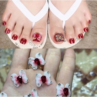 hoa bột ôm móng tay chân