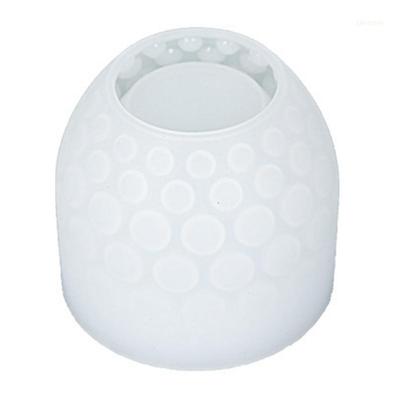 Khuôn Silicone Làm Khay Đựng Đèn Cầy/ Đồ Trang Sức Hình Chậu Hoa Bằng Epoxy Resin DIY