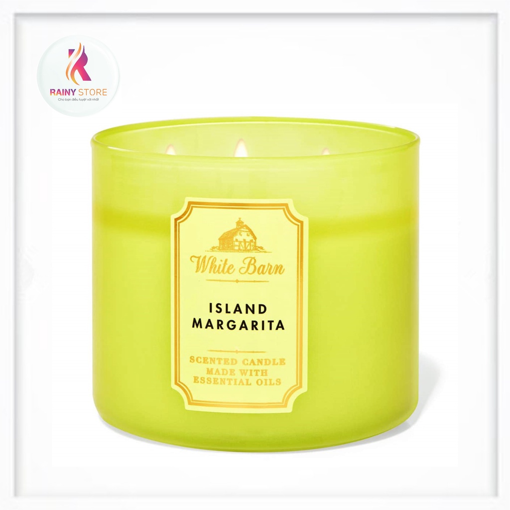 Nến thơm 3 tim Bath &amp; Body Works Island Margarita 411g