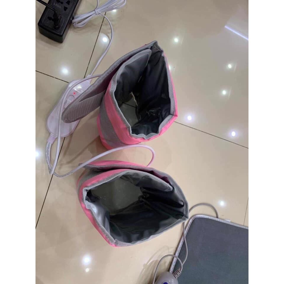 Đai Quấn Nóng Rung Giảm Béo Bắp Đùi Tay Đai Màu Hồng Có Chế Độ Massage. Bảo Hành 12Th