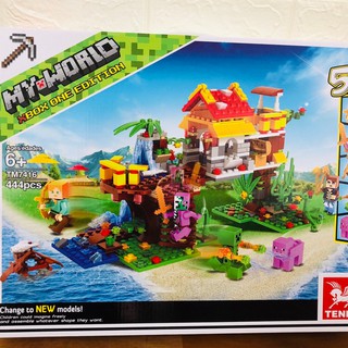 Lắp ráp Ghép Hình Nhà Bờ Biển My World Mini World SP574