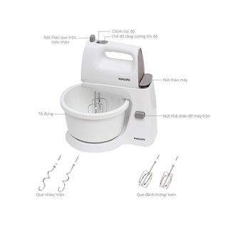 [GIAN HÀNG UY TÍN] [HÀNG CHÍNH HÃNG] Máy đánh trứng Philips HR1559