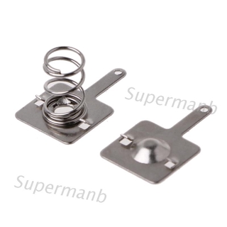 Bộ 50 cặp tấm lò xo kim loại cho cực âm cực dương pin AA AAA