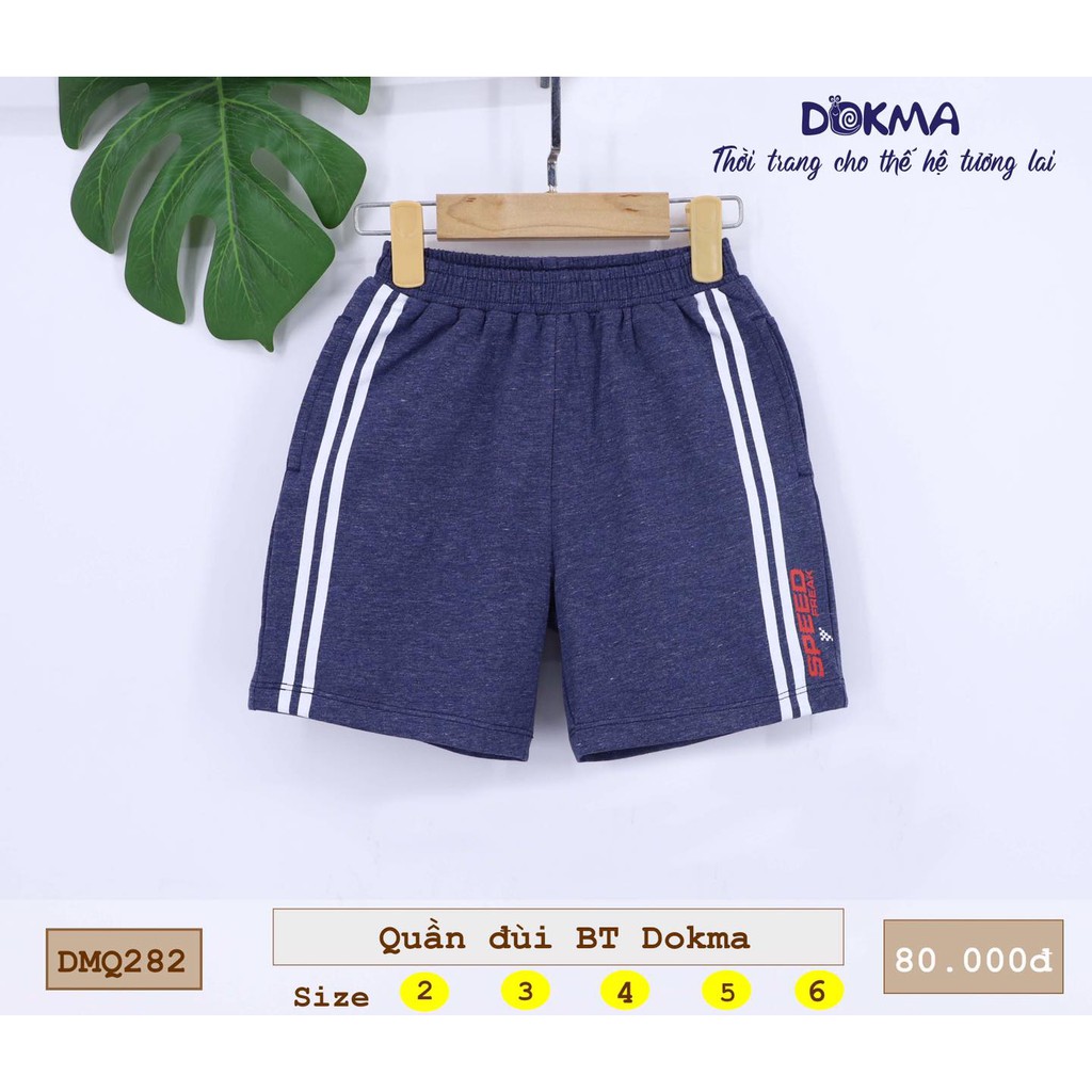 Quần Short cotton Dokma cho bé trai(2-6 tuổi) DMQ282