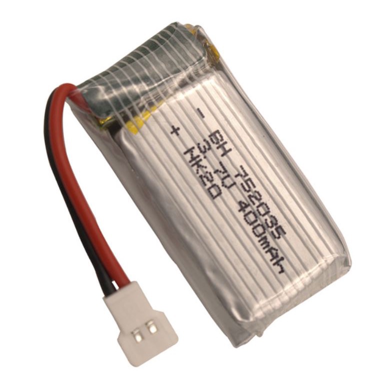 Pin Lipo 1s 400mah 702035 dòng xả 25C, pin drone , pin máy bay, pin xe đua