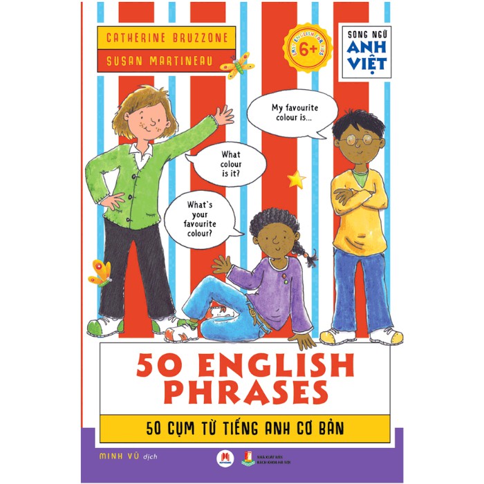 Sách - Song Ngữ Anh Việt 50 English Phrases – 50 Cụm Từ Tiếng Anh Cơ Bản