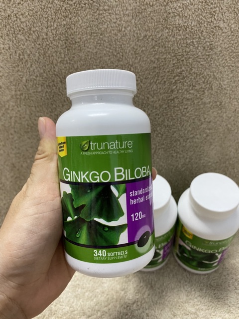 Viên nang Trunature Ginkgo Biloba 340 viên.