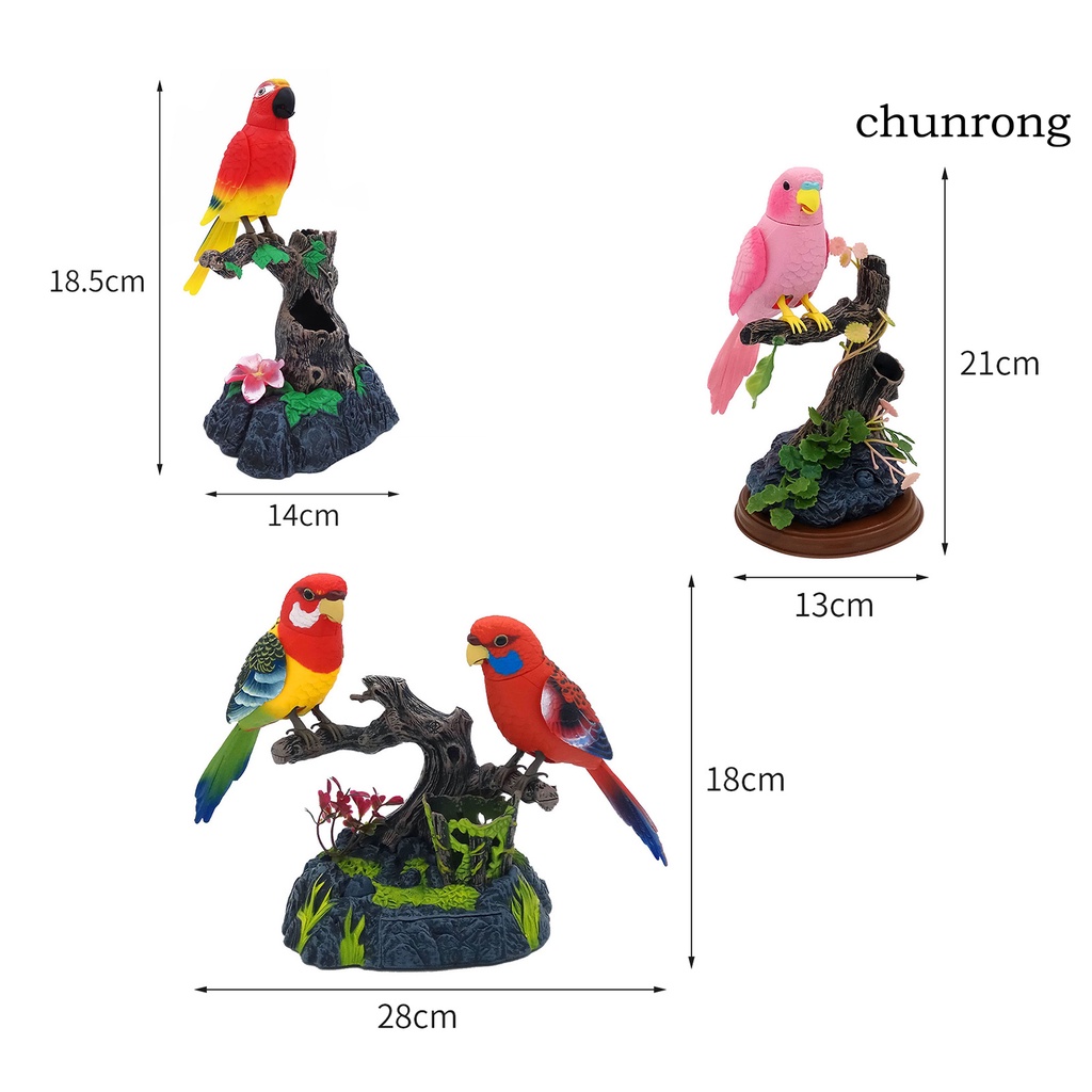 Cr Đồ Chơi Chim Vẹt Điện Tử Mô Phỏng Giọng Nói Cho Bé