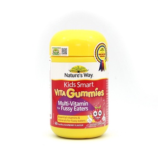 Kẹo Dẻo Cho Bé Nature's Way Kids Smart Vita Gummies Multi Vitamin for Fussy Eaters Kích Thích Ăn Ngon - Hộp 60 Viên