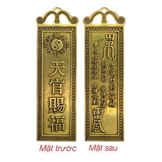 Thiên quan tứ Phước bằng đồng: hoá giải 2 nhà cửa đối nhau