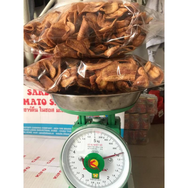 1 Kg Chuối sấy Gia Lai không đường ngon, giòn rụm