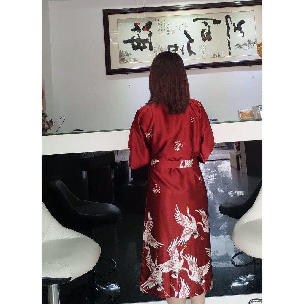 [Sẵn Hàng]♥️Set Bộ Đầm,Váy Ngủ Hạc 2 Màu(ảnh thật)Size M,L,XL