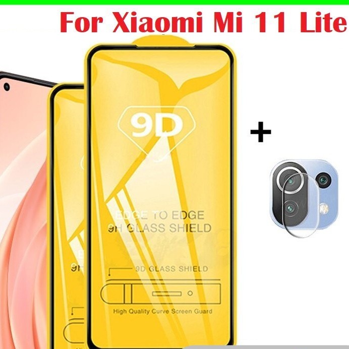 Kính cường lực Full 9D Xiaomi Mi 11 Lite,Redmi Note 10 Pro,Redmi Note 11 Pro, Redmi 9T Full keo màn hình cao cấp