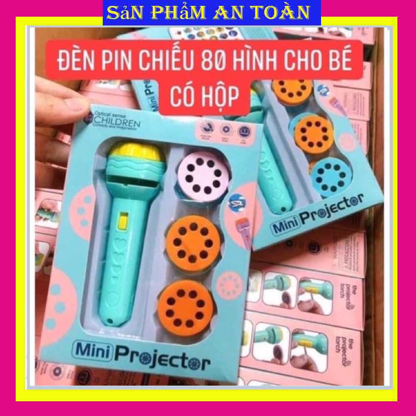 Đồ chơi đèn pin chiếu bóng 3D loại 80 hình đa dạng