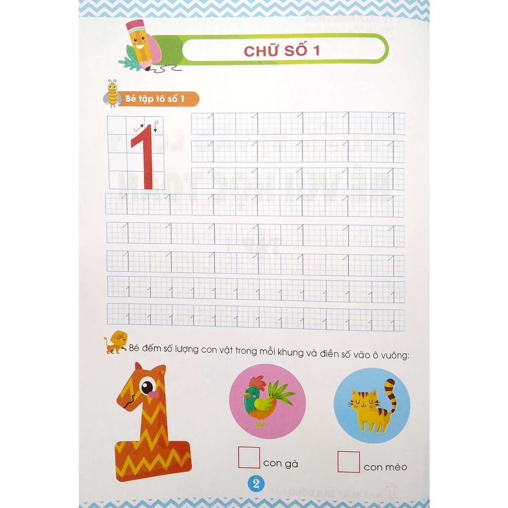 Sách Chuẩn Bị Vào Lớp 1 - Bé Vui Học Toán - Tập 1