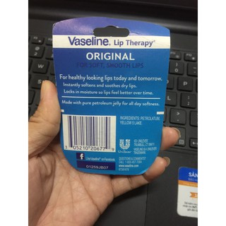 SÁP DƯỠNG ẨM VASELINE 7g (VN)