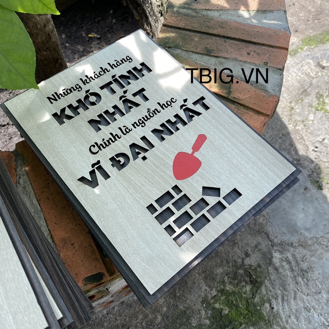 Tranh Treo Tường Gỗ LEVU051 decor quán cà phê