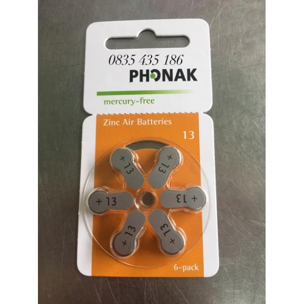 Pin Phonak A13-Pin máy trợ thính