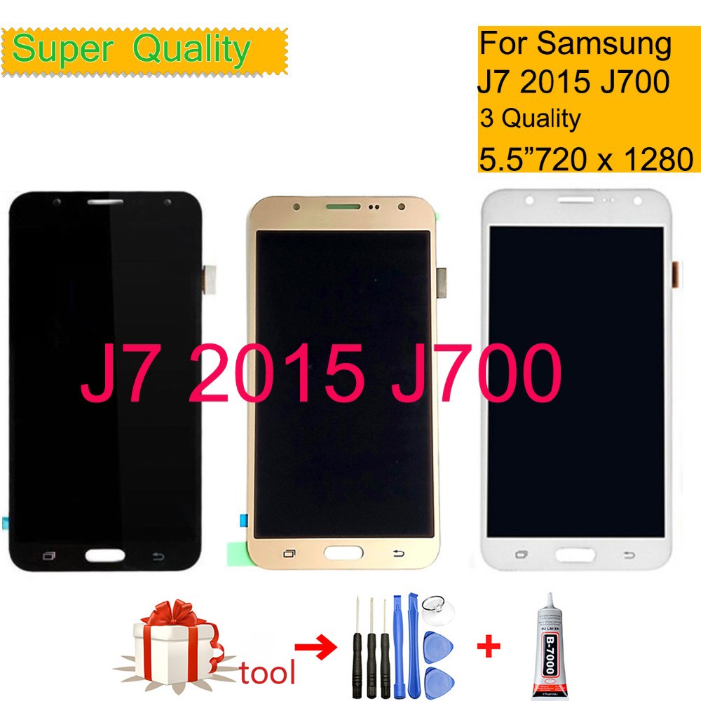 Màn Hình Cảm Ứng Lcd Thay Thế Chuyên Dụng Cho Samsung Galaxy J7 2015 J700 J700f J700h