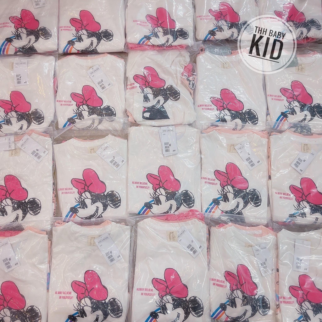 Đồ bộ bé gái combo 2 bộ mickey vịt donal Girl kids 2022 chất cotton 4 chiều mềm mịn