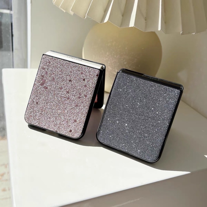 [HÀNGSẴN] Ốp Samsung Z Flip 3/Z Flip 4 nhũ lấp lánh có 3 màu để lựa chọn ZFlip3 /ZFlip4 /Z Flip3/Z Flip4
