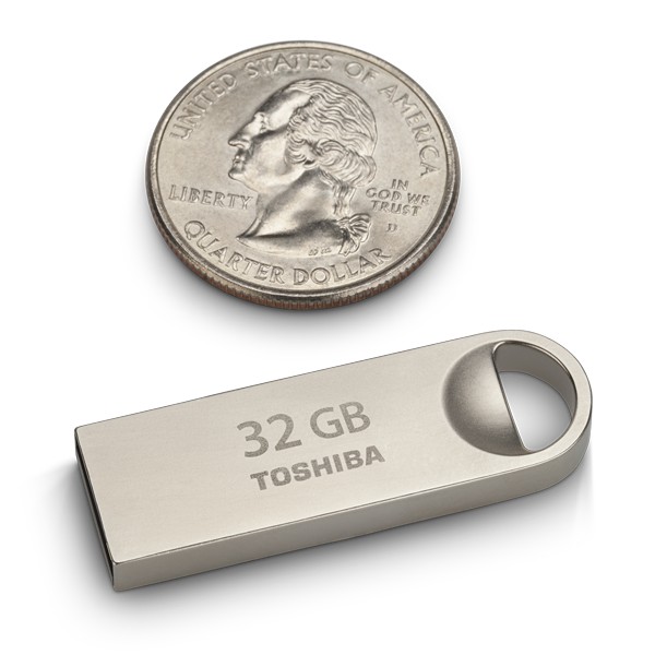 [Bh 2 Năm] Usb 2.0 Toshiba U401 32Gb (Bạc) - Chính Hãng - Hoàng Yến Computer