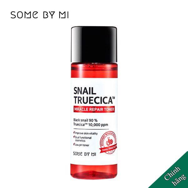 [Mini] Nước Hoa Hồng Some By Mi Dưỡng Hỗ Trợ Phục Hồi Da, Mờ Thâm Sẹo Snail Truecica Miracle Repair Toner 30ml