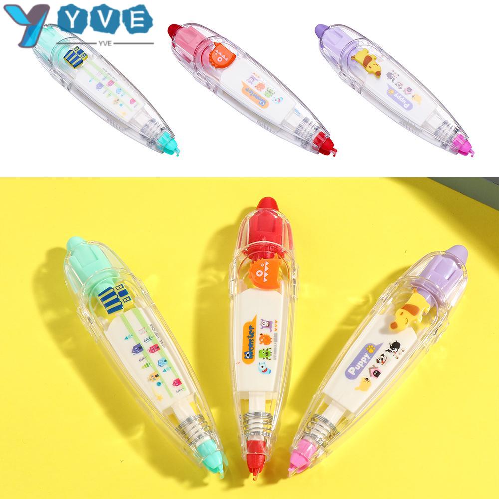 Băng keo xóa họa tiết hoạt hình nhiều kiểu tùy chọn dùng để trang trí nhật ký/sổ tay/vở bài tập