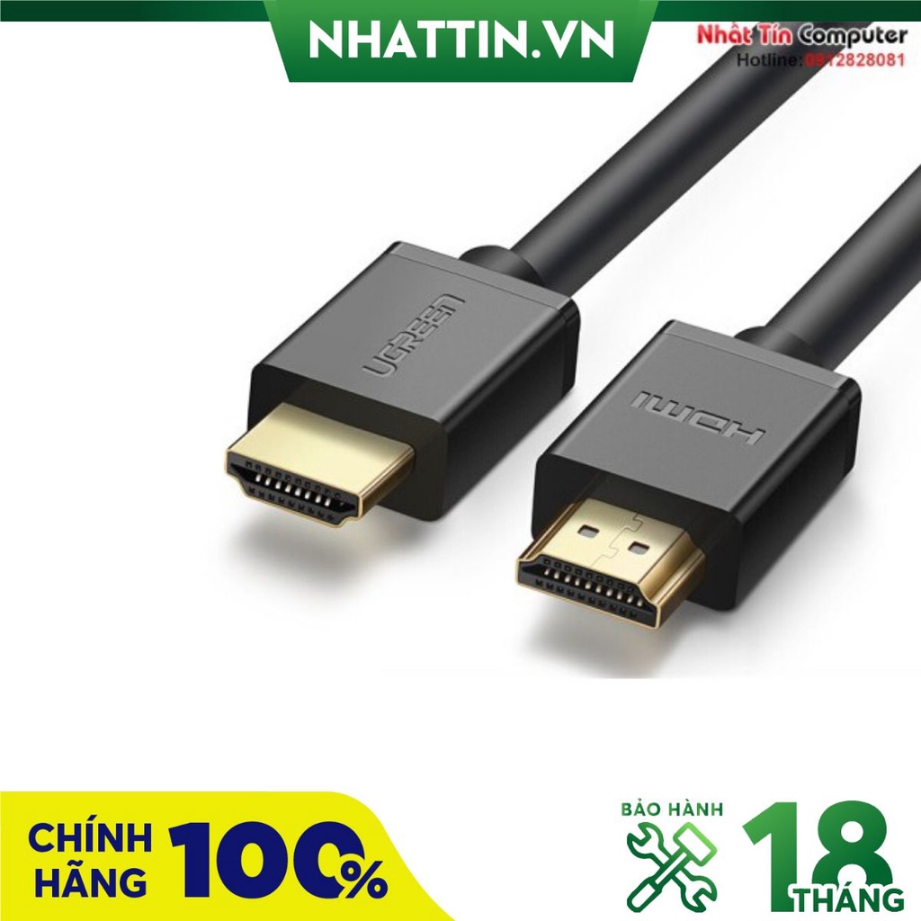 Cáp HDMI dài 5m cao cấp hỗ trợ Ethernet + 4k 2k HD104 chính hãng Ugreen 10109