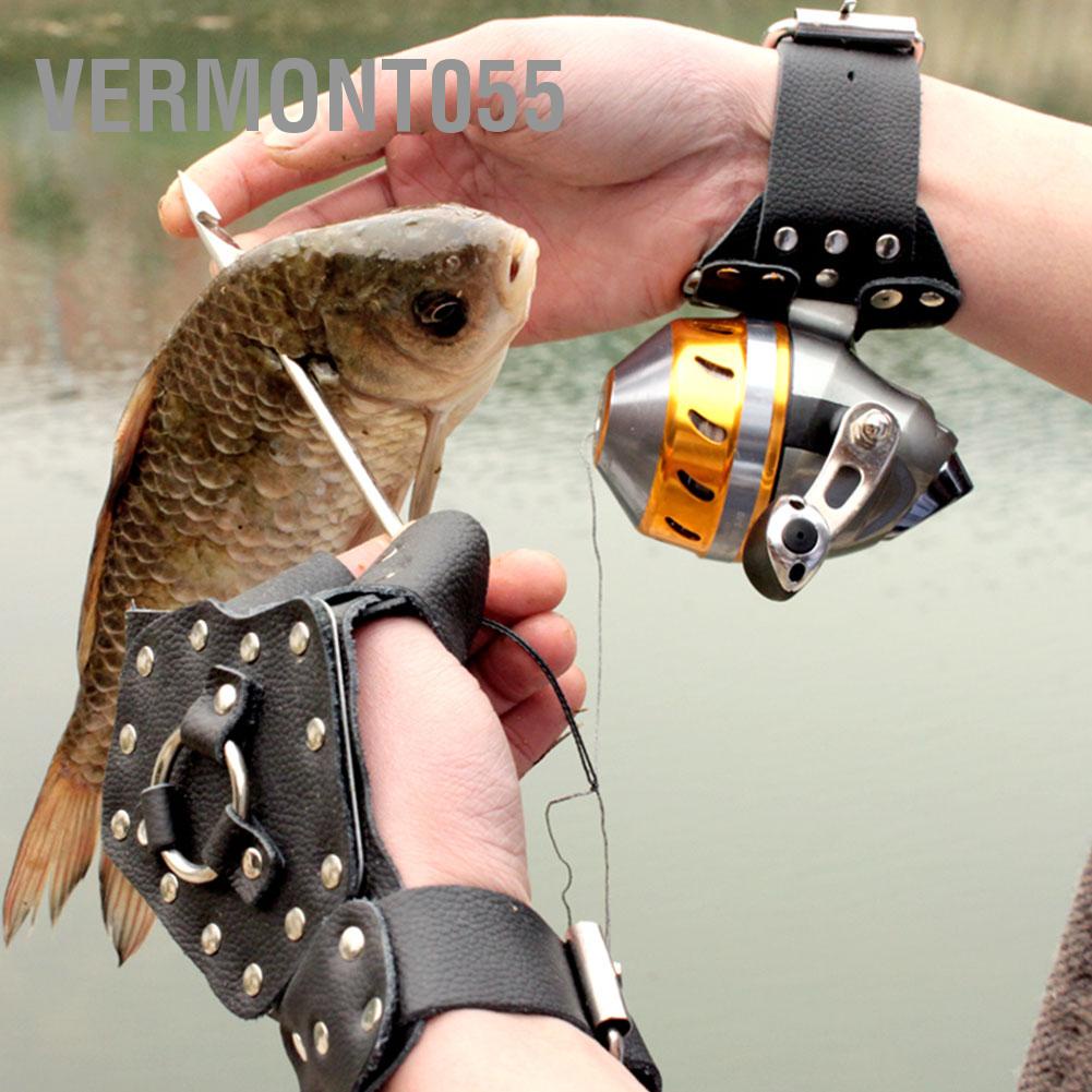 Vermont055 PU Steel Handguard Shoot Fish Guard Wristband Shooter Wristbands