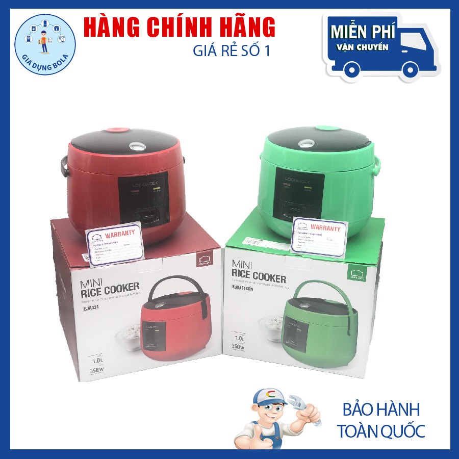 NỒI CƠM ĐIỆN MINI LOCK&amp;LOCK EJR431-1000ml