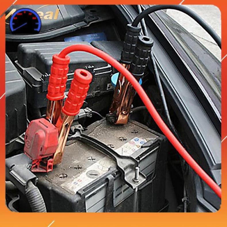 ⚡CẦN THIẾT⚡Dây Câu Bình Ắc Quy Ô Tô Lõi Đồng SIÊU TO - 1000A/2000A, Kích Điện Ắc Quy Cứu Hộ Ô Tô 2 Mét