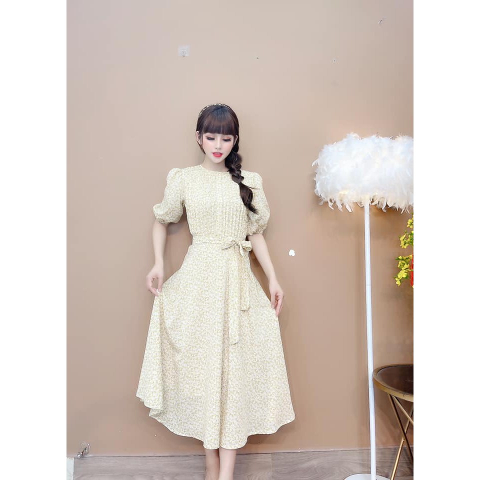 [Mã SKAMA06 giảm 8% tối đa 50K đơn 250K] Monoco- Váy hoa xếp ly ngực- 8438 | BigBuy360 - bigbuy360.vn