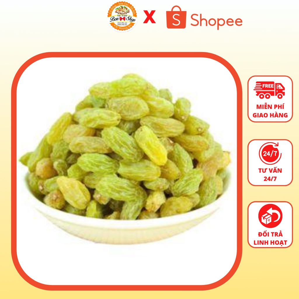 NHO KHÔ SẤY 500G NHO XANH NINH THUẬN HÀNG LOẠI 1