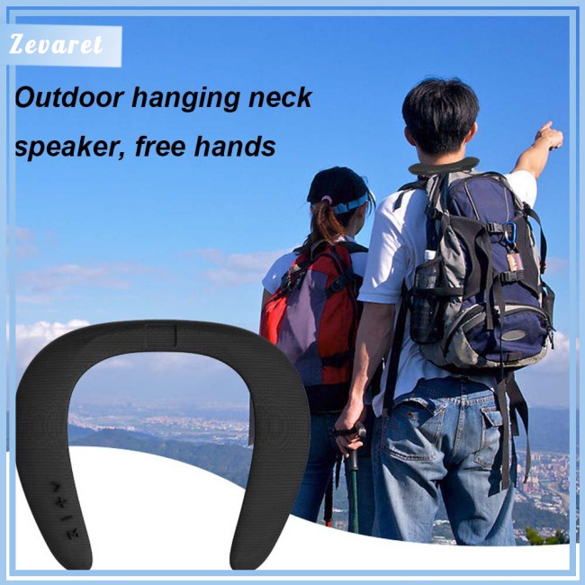 Loa Zevaret Bluetooth Không Dây 5D Pin 1200mAh Có Vòng Đeo Cổ