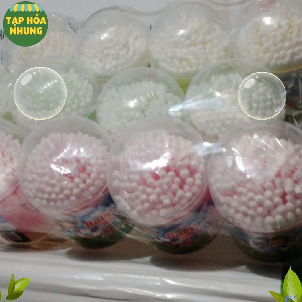 Tăm bông hộp tròn Baby Wise, đầu tăm làm từ bông tự nhiên an toàn cho bé