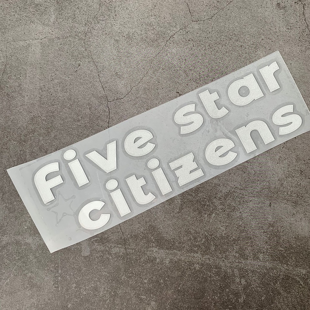 Phản quang Năm sao Công dân Nhãn dán Xe hơi Jdm Sửa đổi Trò chơi GTA 5 Decal Đề can trang trí xe máy