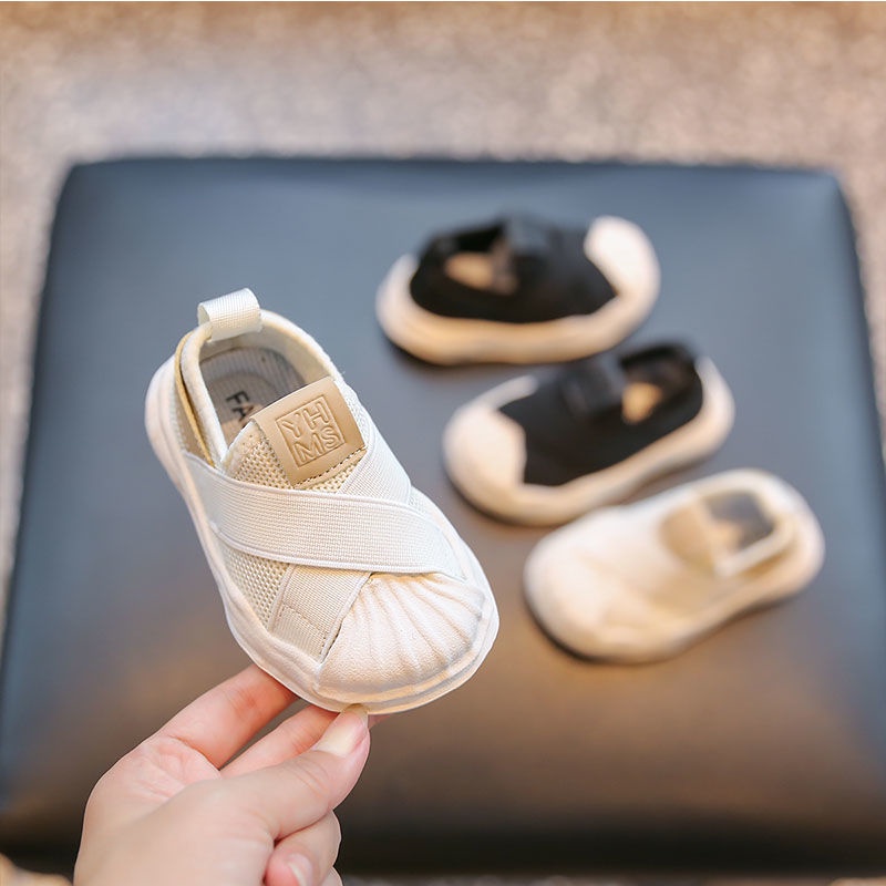 Hàng Mới Về [Hàng Mới Về] Giày Thể Thao Một Nửa Đế Mềm Thoáng Khí Thoải Mái Dễ Phối Đồ Thời Trang Xuân Thu Cho Bé Trai