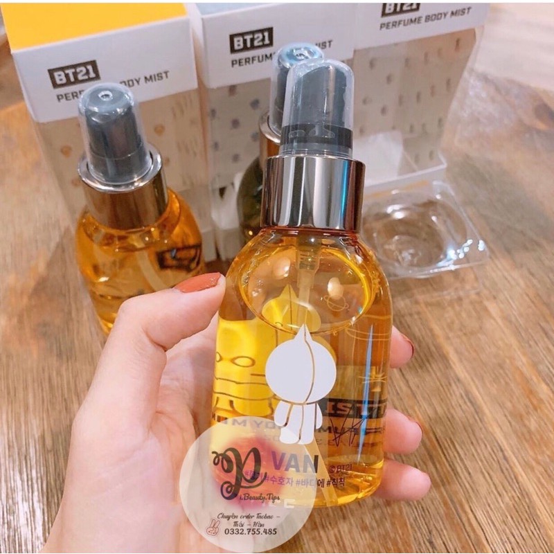 NƯỚC HOA PERFUME BODY MIST BT21
