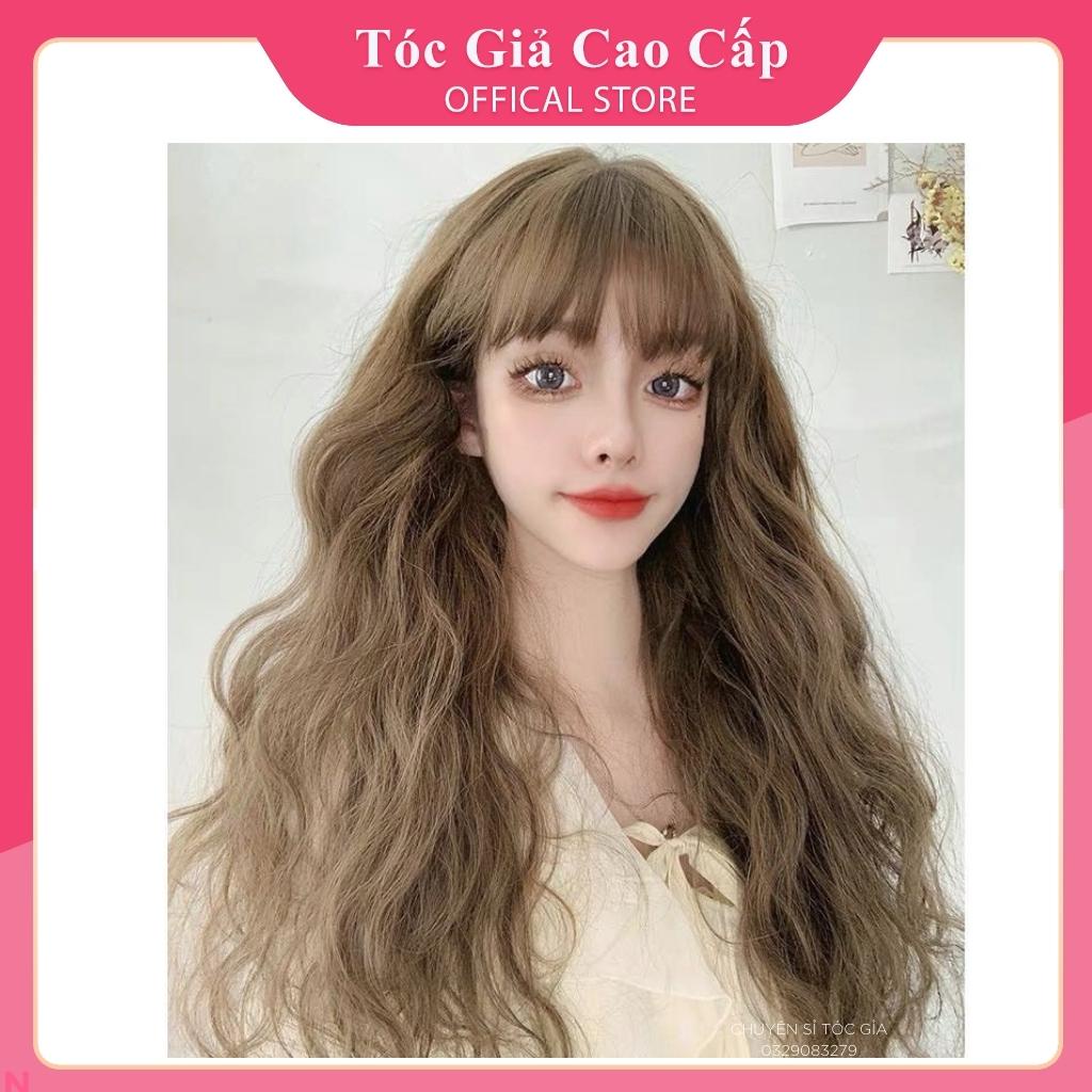 Tóc giả nguyên đầu xù sóng FREESHIP tóc cả đầu xù sóng công chúa - mã 8134