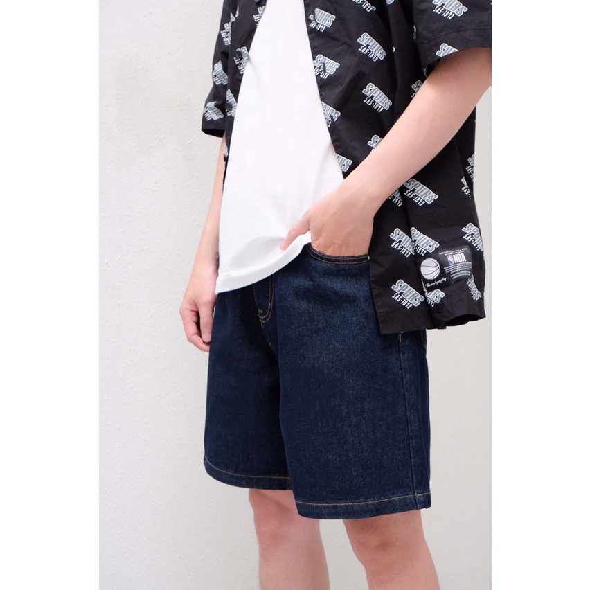 Quần Short Jeans Nam FNOS Streetwear WIDE FIT DENIM SHORTS SJ - Local Brand Chính Hãng