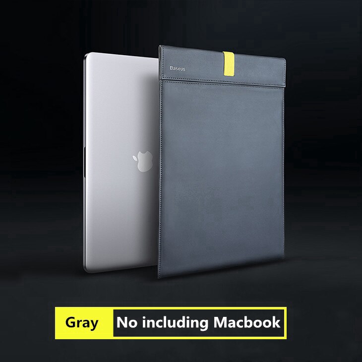 Bao Da Baseus Chất Liệu PU Bảo Vệ Laptop Macbook Air Pro 13 14 15 16 Inch
