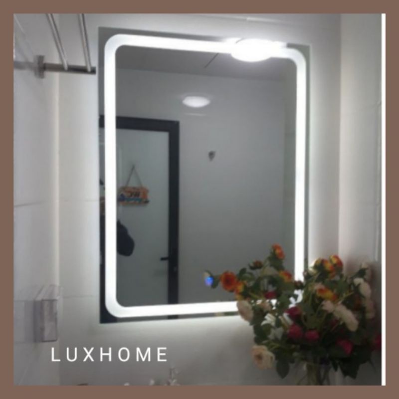 Gương LED Chữ Nhật Tràn Viền 60*80 cm LUX HOME LCN06