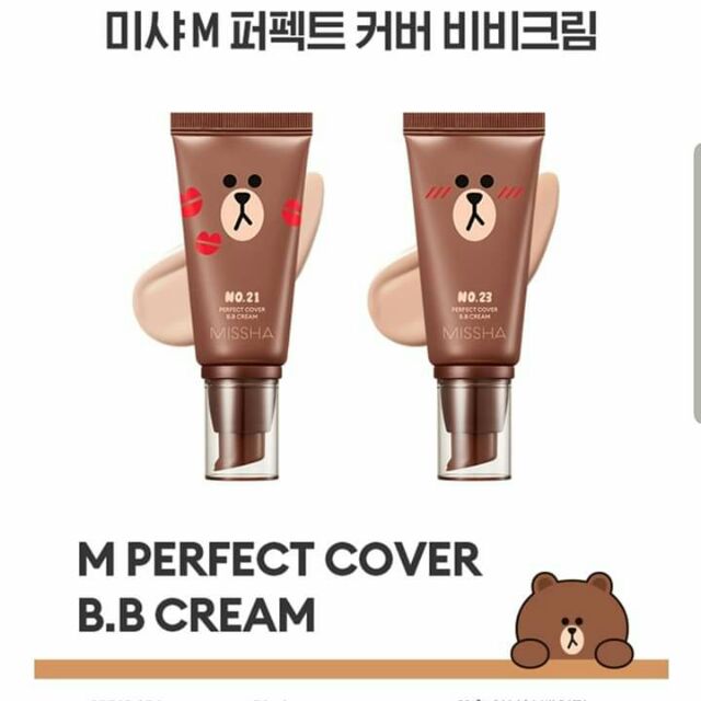KEM NỀN MISSHA PERFECT COVER B.B CREAM SPF 42/PA +++