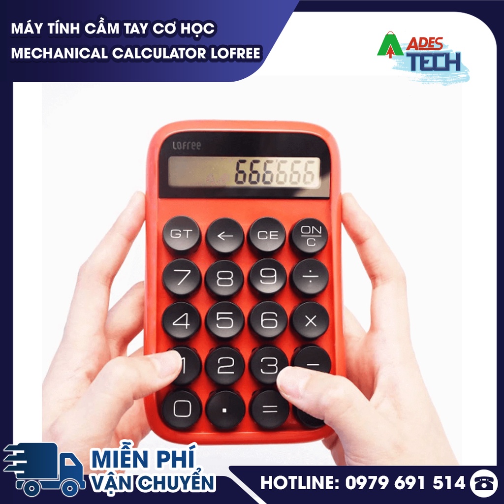 Máy tính Cầm tay Cơ học Mechanical Calculator Lofree - Chính hãng Xiaomi - Siêu xinh siêu Hot