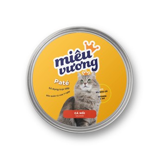 [CÁ HỒI] Pate tươi Miêu Vương cho chó mèo vị cá hồi | Hộp 100g, 300g, 500g