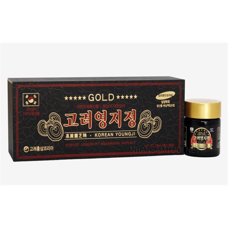 L Cao Linh Chi YoungJi Hộp Gỗ Đen HÀN QUỐC, Hộp 3 lọ* 120gr