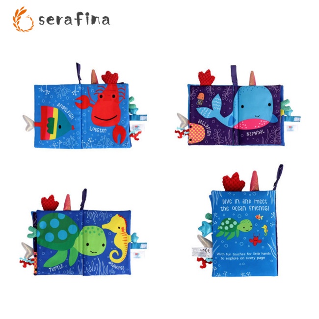 Sách Vải Có Âm Thanh Tương Tác Giáo Dục Sớm Cho Bé