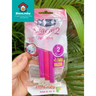 Dạo Cạo Dùng 1 lần Dành cho Nữ Schick Exacta 2 ( 3 cái/vỉ)