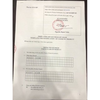 Ngọc Sâm Mặt Nạ Bột